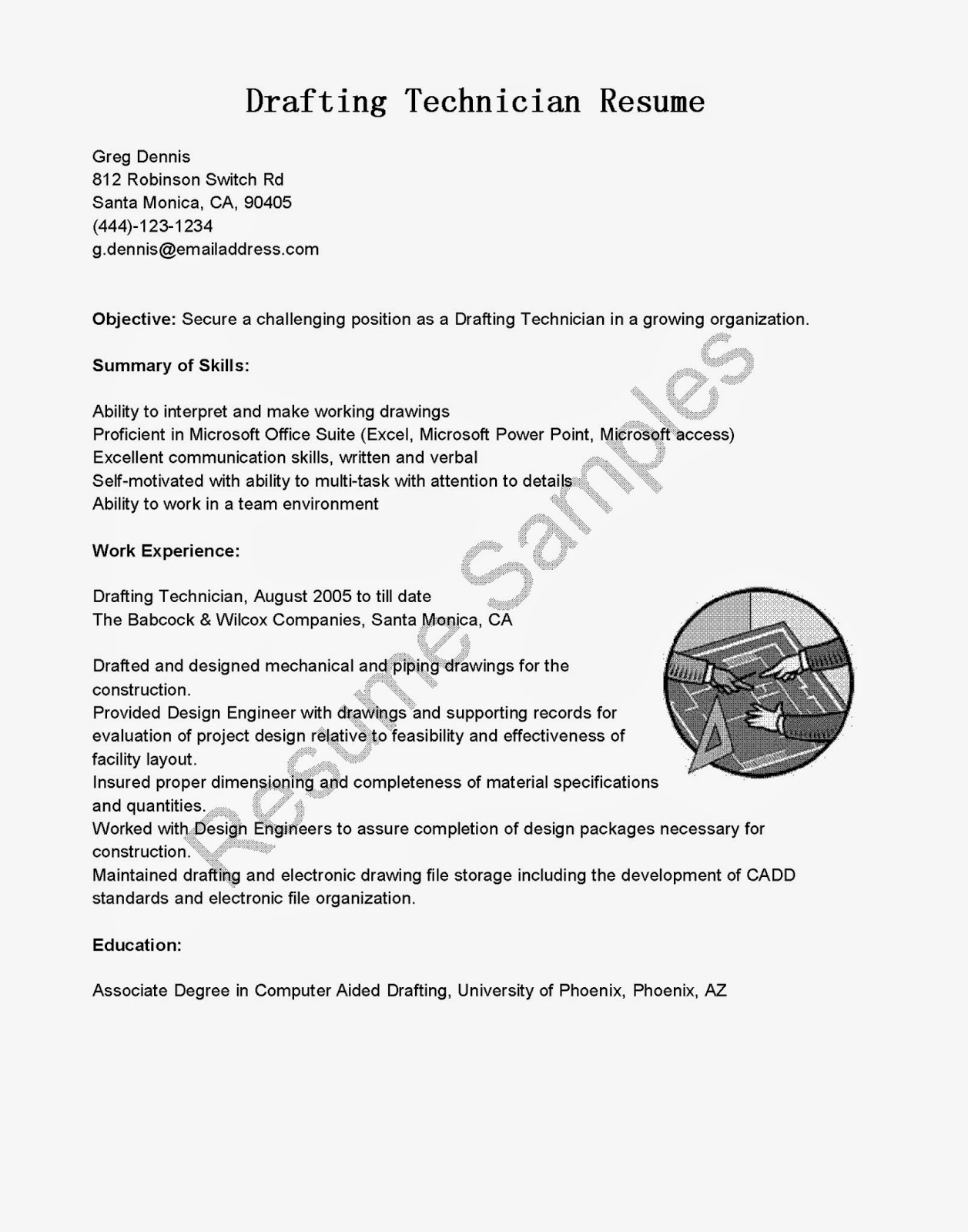 Cad technician cover letter examples